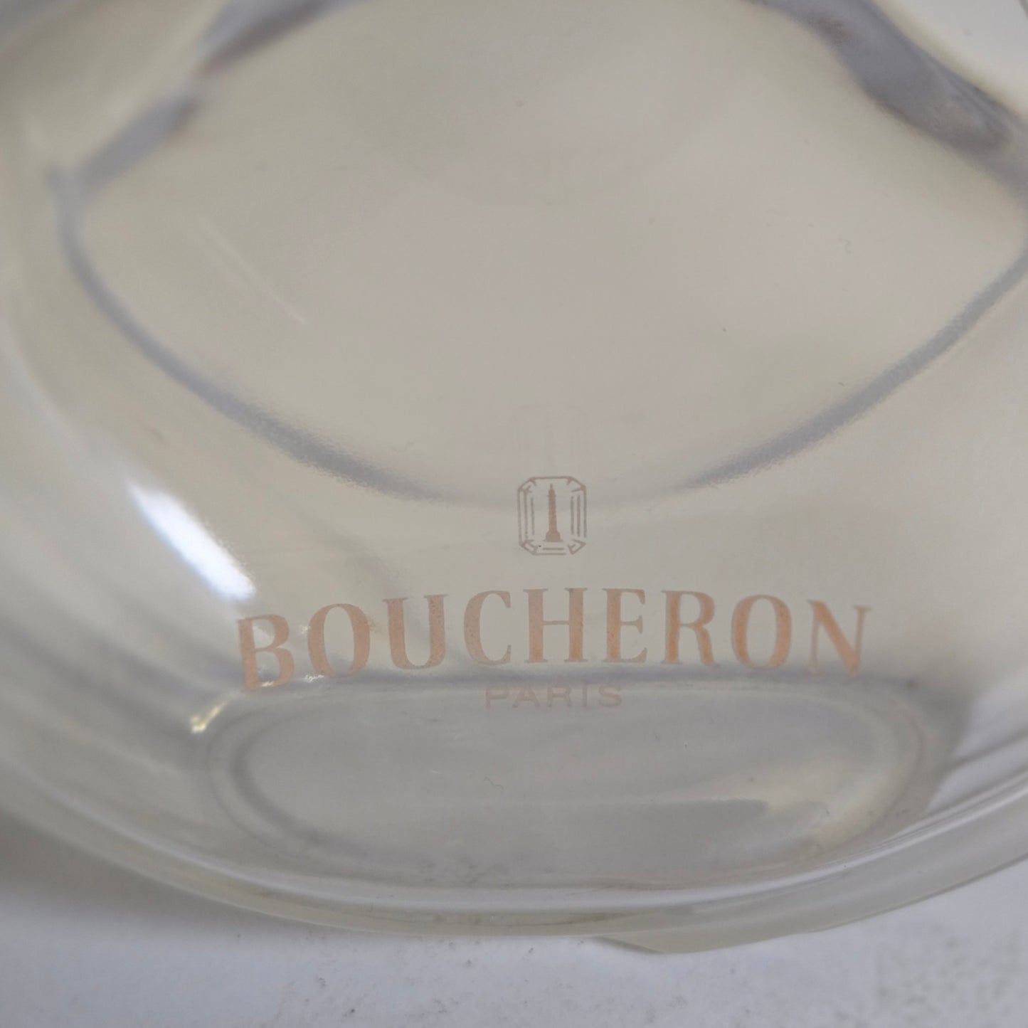 Boucheron Paris Large Empty Display Perfume Bottle - Clear Glass