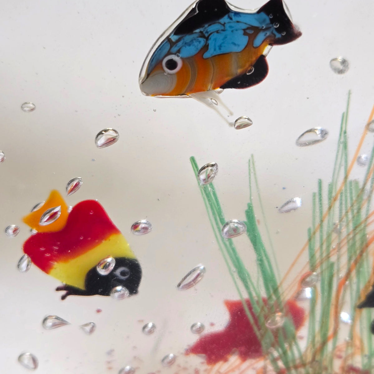 Murano Glass Aquarium Sculpture - Multi Colour