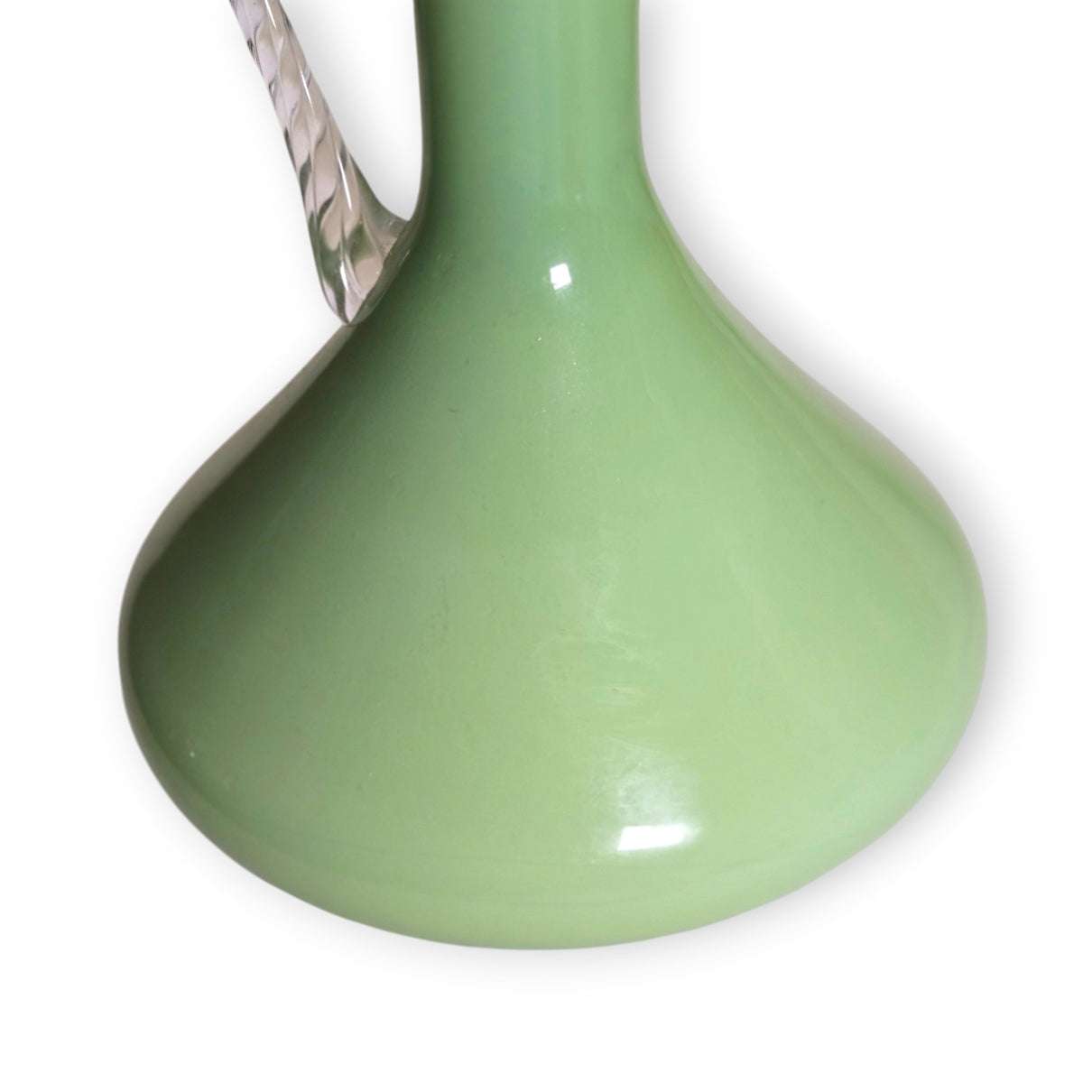 Empoli Vintage Sage green Colour Glass Jug - Green