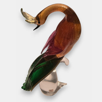 Murano Glass Female Tropical Parrot/Bird - Multi-Colour