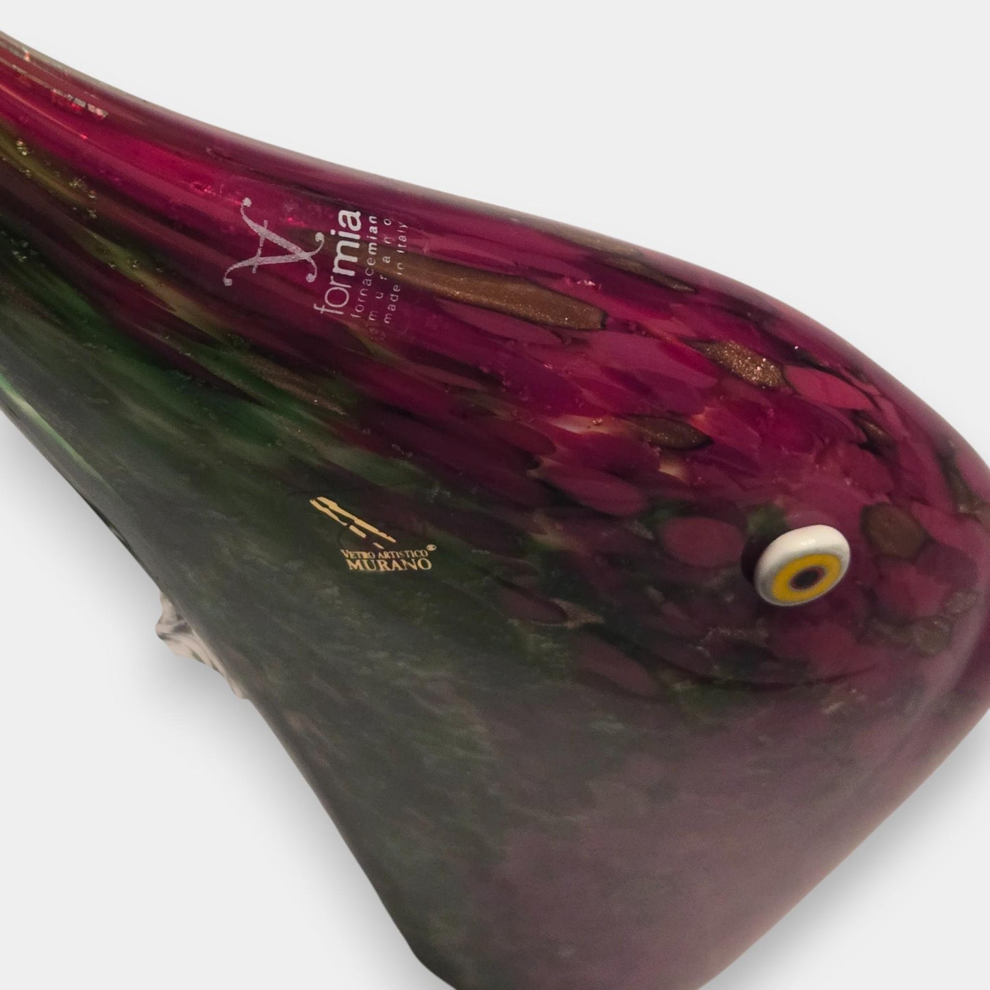 Murano-Attributed Glass Tropical Fish - Multi-Colour