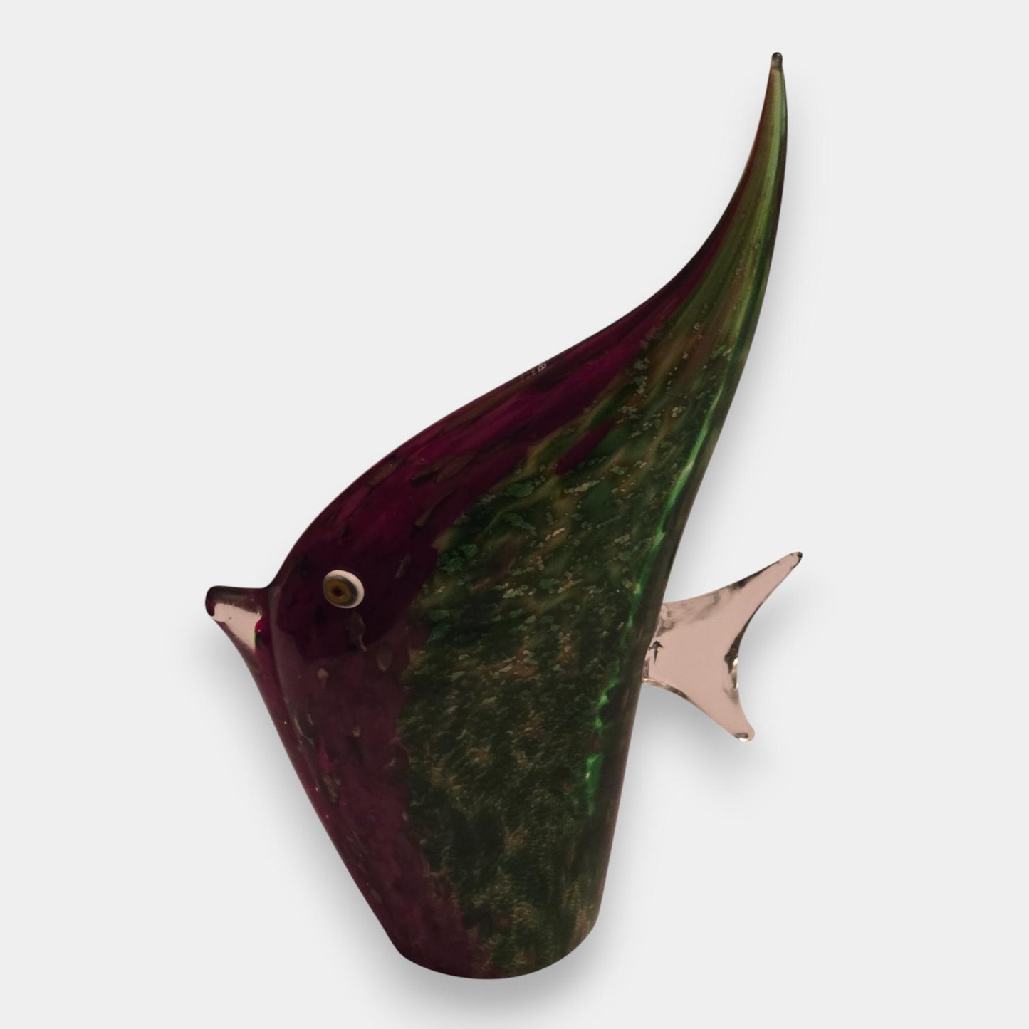 Murano-Attributed Glass Tropical Fish - Multi-Colour