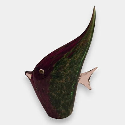 Murano-Attributed Glass Tropical Fish - Multi-Colour