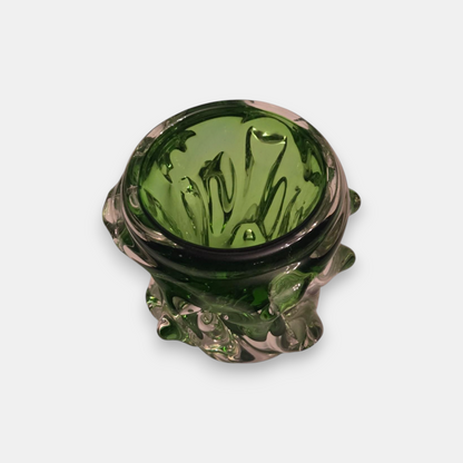 Murano-Attributed Vintage Green Vase - Green