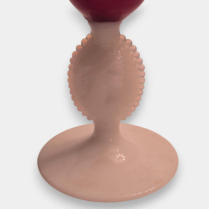 Empoli-Attributed Opaline Vase - Red