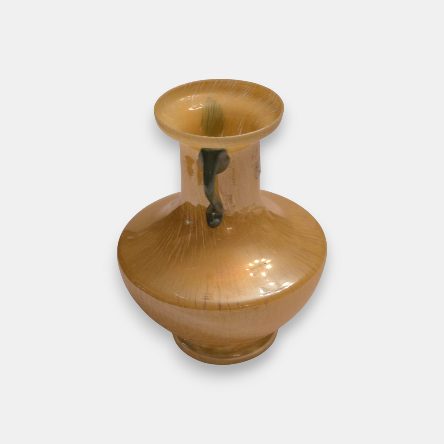 Murano Glass Vase - Yellow