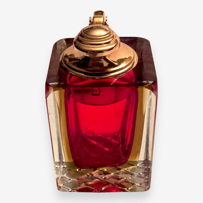 Murano-Attributed G. Campanella & C Vintage Glass Lighter - Red