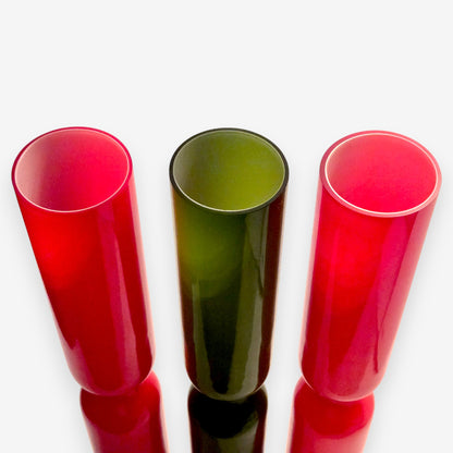 Tor Boontue Three Tord Boontje And Emma Woffendedl Glass Vase - Red