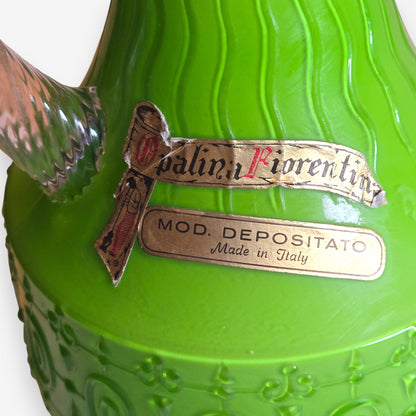 Opalina Fiorentina Lime Green Glass Vase or Jug - Lime