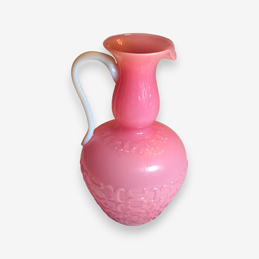 Opalina Fiorentina Pink Glass Vase or Jug - Pink