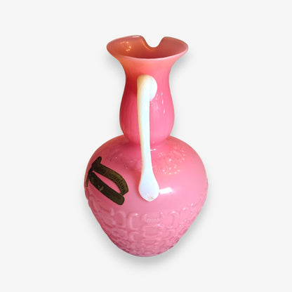 Opalina Fiorentina Pink Glass Vase or Jug - Pink