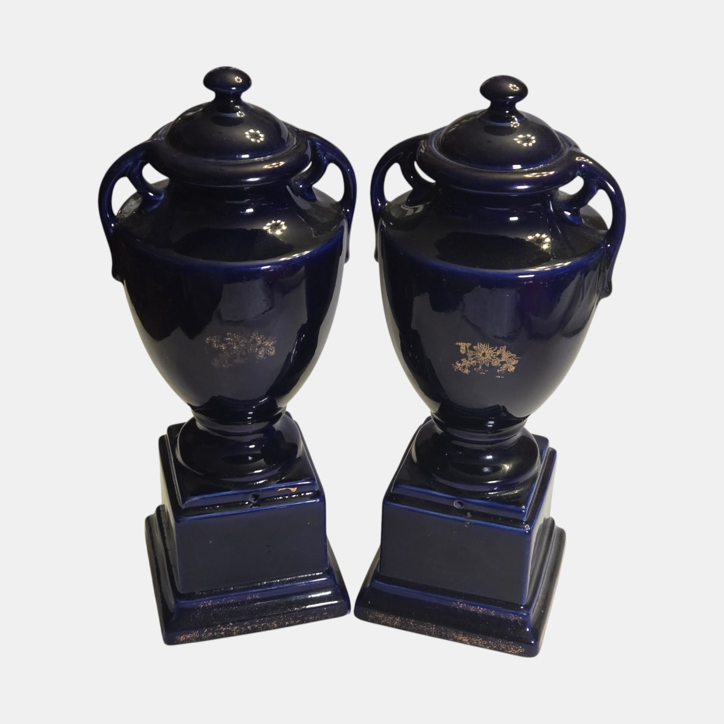 Empire Porcelain Co Matching Urns Base Works - Multi