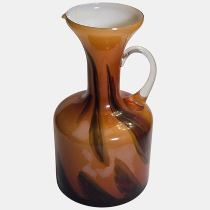 Vintage Empoli Glass Vase Striking Produced - Multi