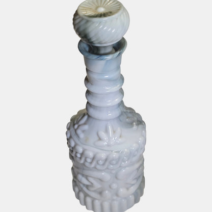 Vintage Glass Jim Beam Decanter Bottles Highly Style - White/Black
