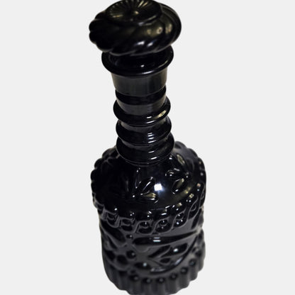 Vintage Glass Jim Beam Decanter Bottles Highly Style - White/Black