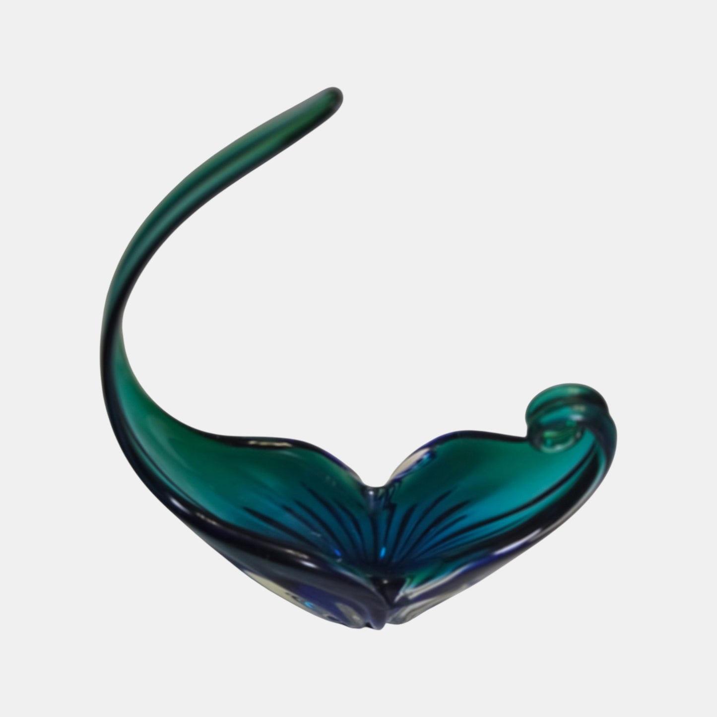 Murano Vintage Glass Bowl Striking Vibrant - Multi