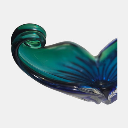 Murano Vintage Glass Bowl Striking Vibrant - Multi