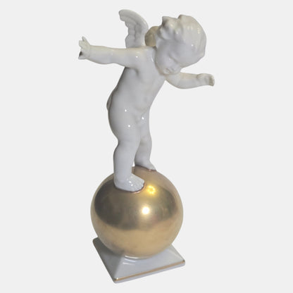 Hutschenreuther Vintage Porcelain Sun Child Figurine German Elegant - White