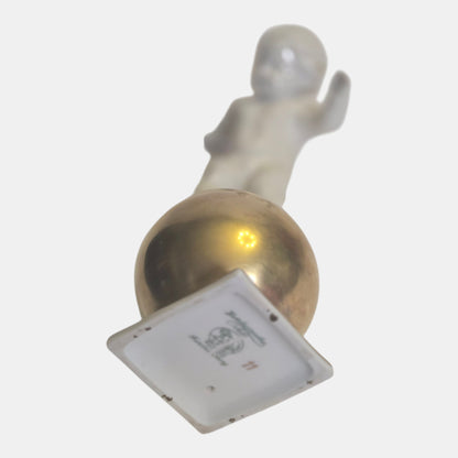 Hutschenreuther Vintage Porcelain Sun Child Figurine German Elegant - White