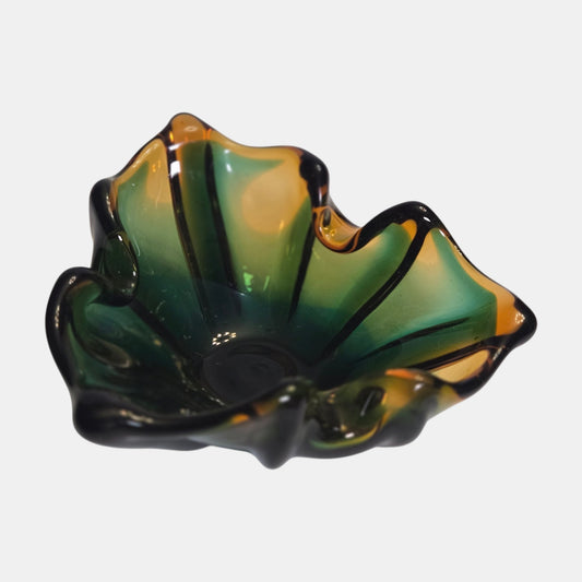 Murano Vintage Glass Bowl Ashtray Colour - Multi