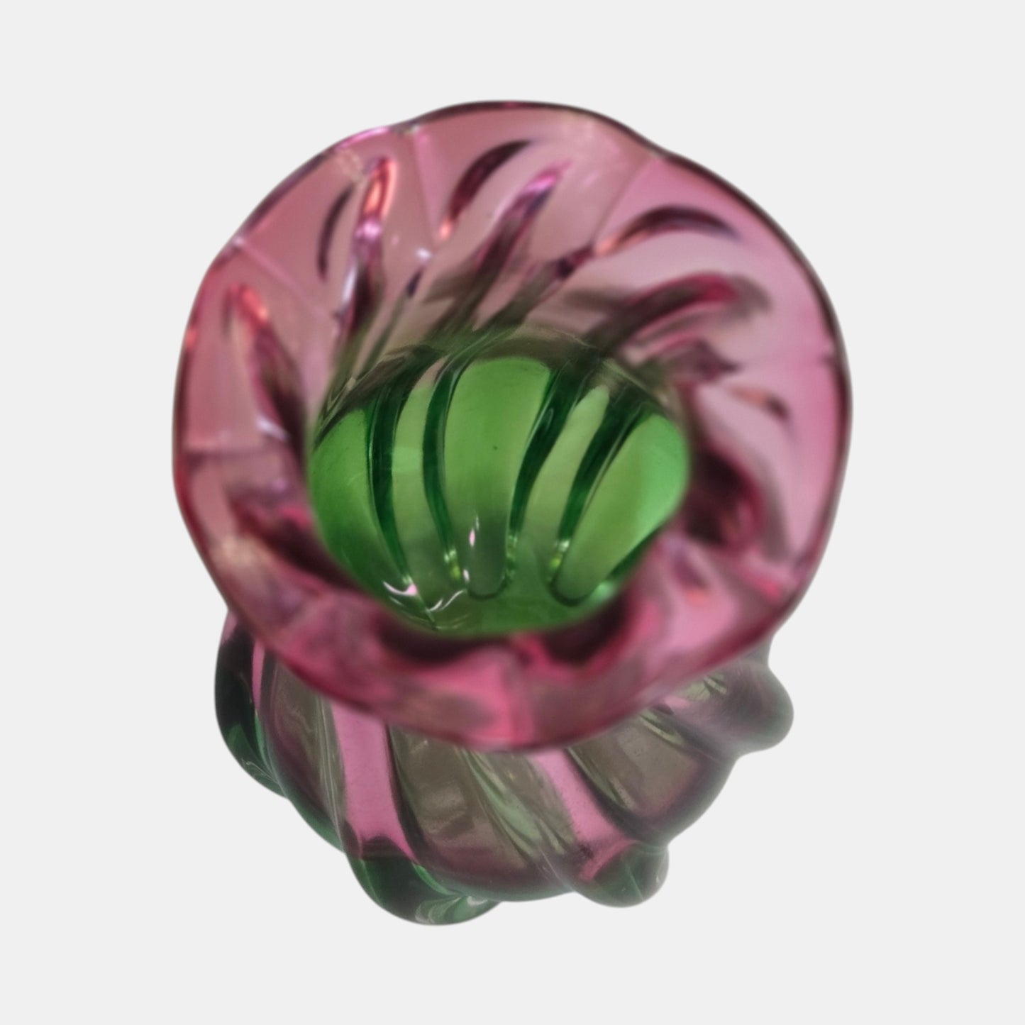 Murano Vintage Glass Vase Beautifully Elegant - Multi
