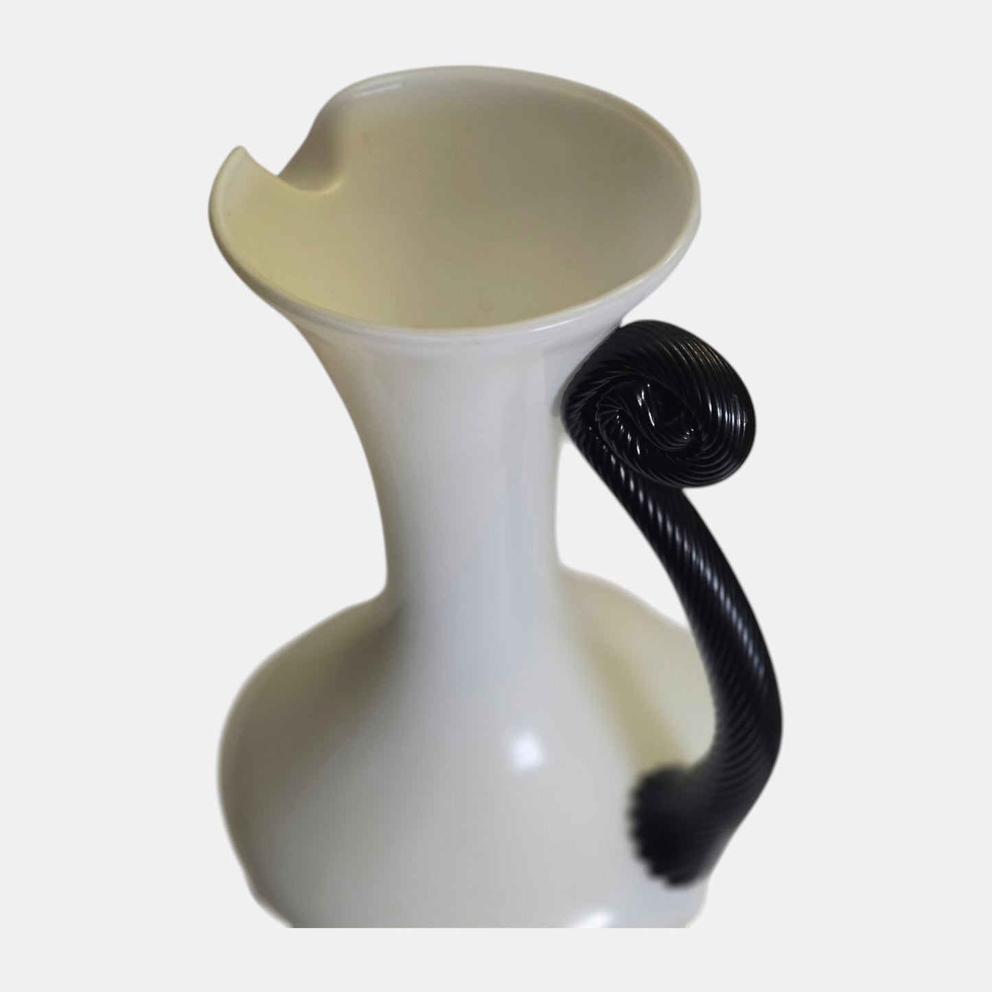 Empoli Opaline White/Black Jug Handle Very - White