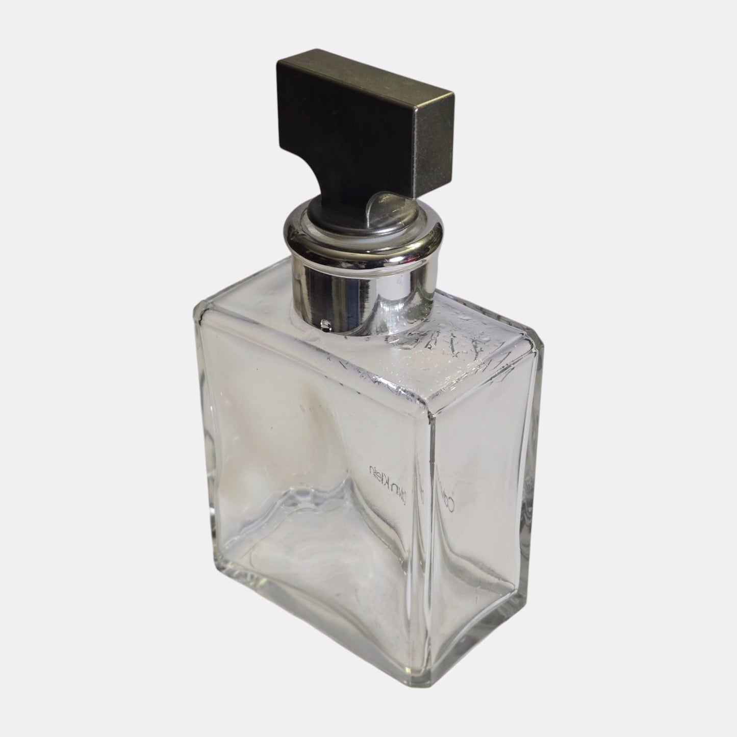 Calvin Klein Eternity Large Empty Display Perfume Bottle - Clear Glass