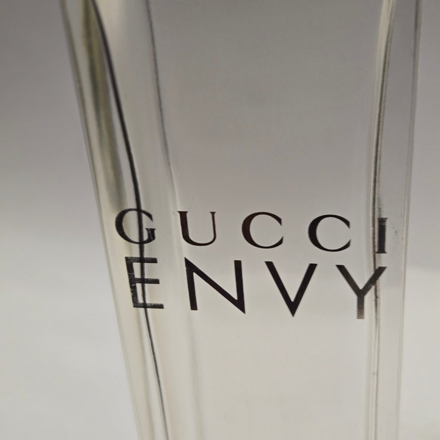 Gucci Envy Large Empty Display Perfume Bottle - Clear Glass
