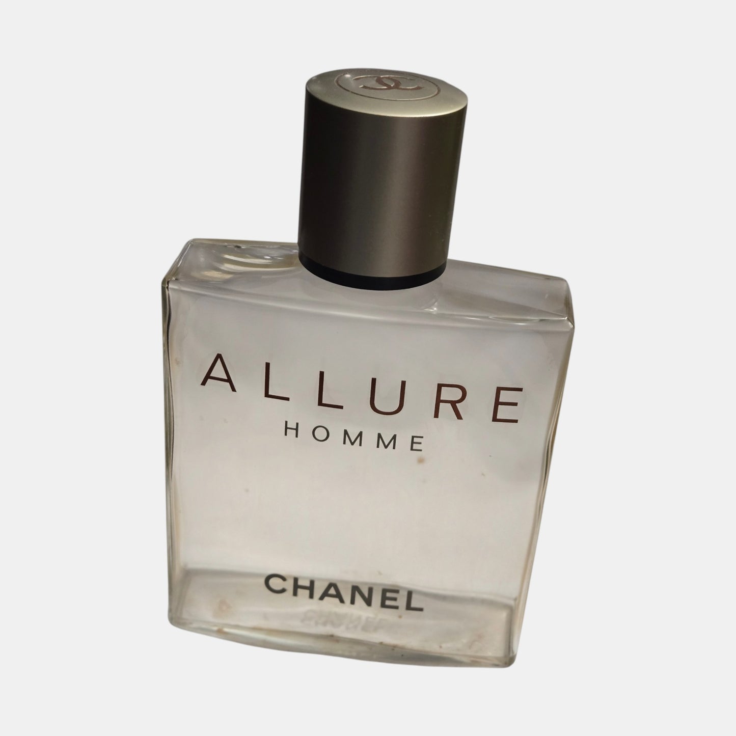Chanel Allure Homme Large Empty Display Perfume Bottle - Clear Glass