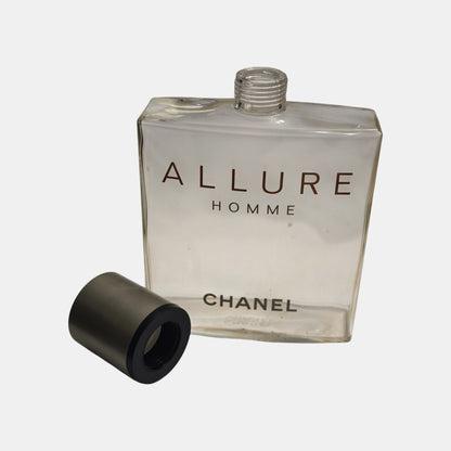 Chanel Allure Homme Large Empty Display Perfume Bottle - Clear Glass