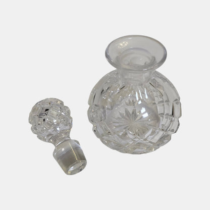 Crystal Perfume Four Bottles - Clear Glass