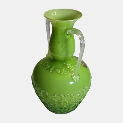 Opalina Empoli Fiorentina Lime Green Vase/Jug - Lime Green