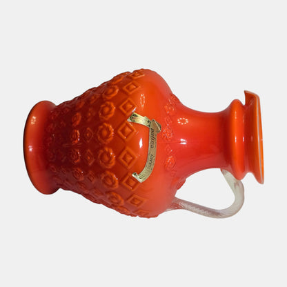 Opalina Empoli Fiorentina Orange Vase/Jug - Orange