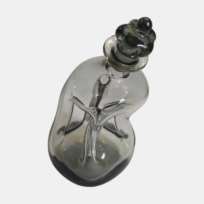Holmegaard Kluk Kluk Glass Decanter Smoky Grey - Smokey Grey