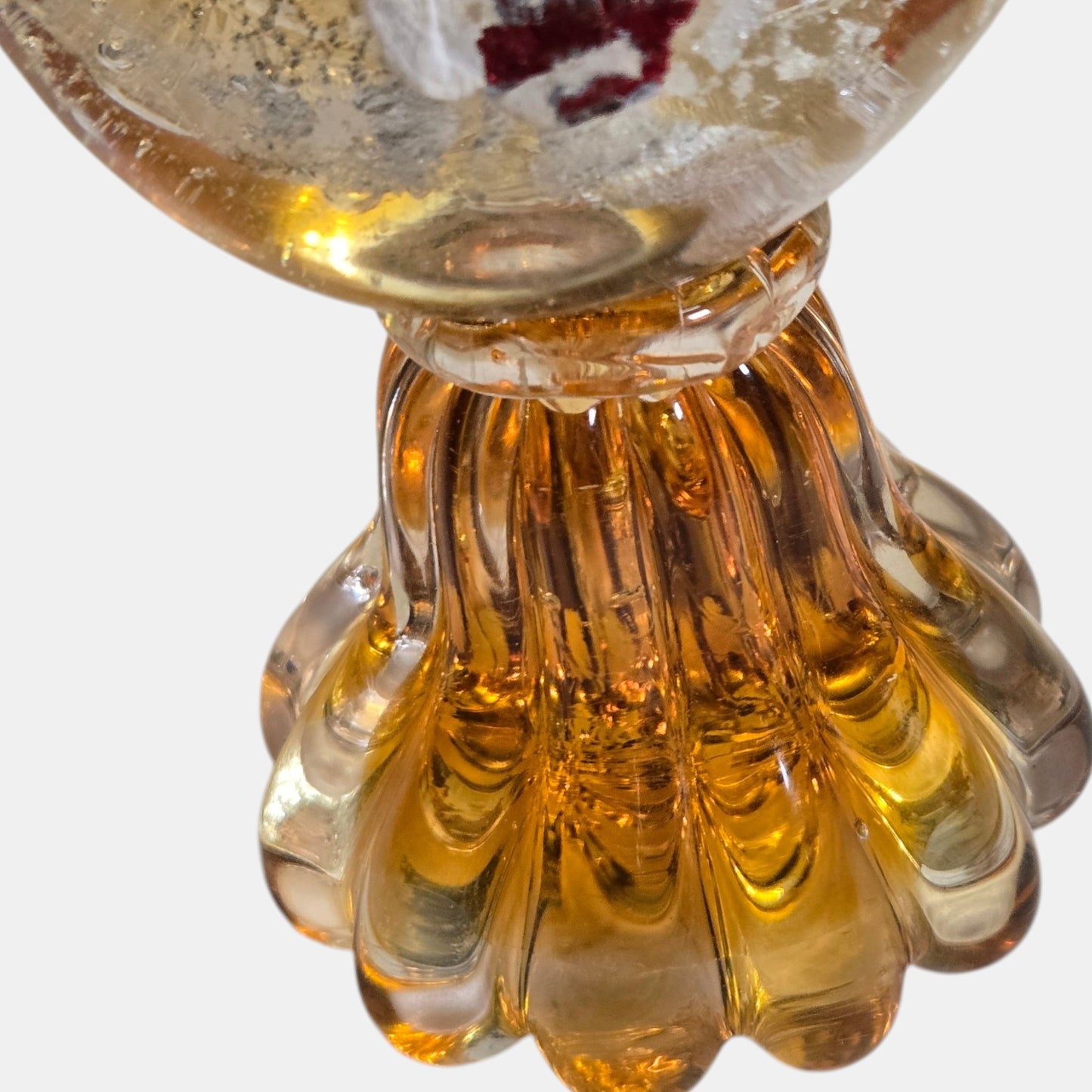 Murano Glass Vintage Rooster - Ruby Red