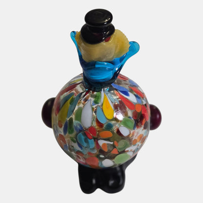 Murano Vintage Clown Figurine Multicoloured - Multi