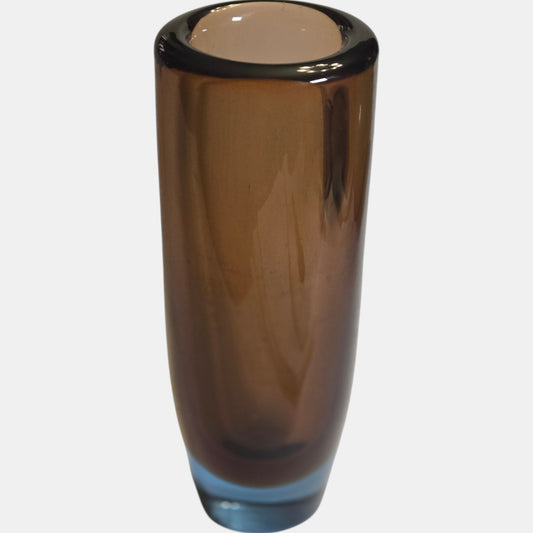 Murano V Nason & C Glass Vase Brown and Blue - Brown/Blue