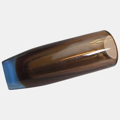 Murano V Nason & C Glass Vase Brown and Blue - Brown/Blue