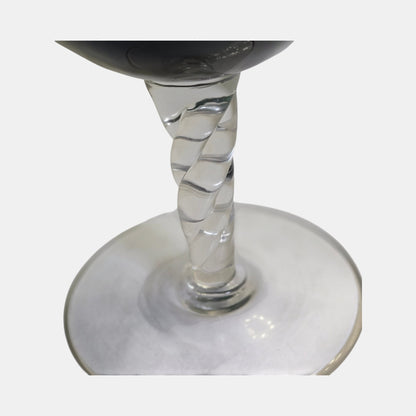 Empoli Glass Green Goblet Vase - Green