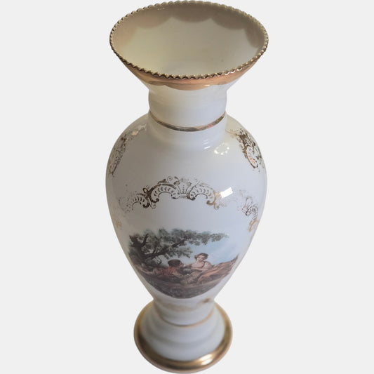 Vintage French Victorian Decorative Vase - Multi
