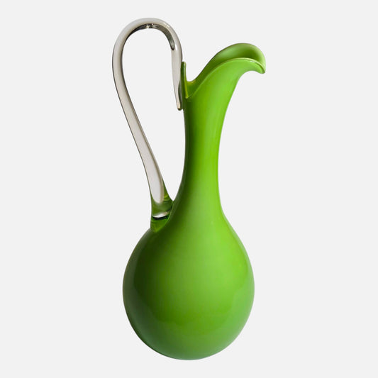Empoli Opaline Green Jug/Vase - Green