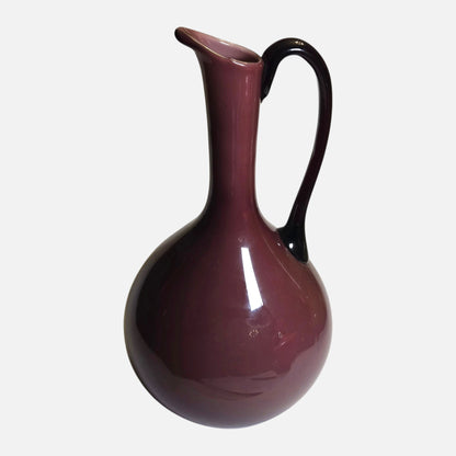 Empoli Opaline Purple Plum Jug/Vase - Purple