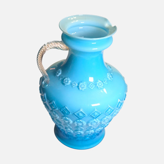 Empoli Opaline Blue Jug/Vase - Blue