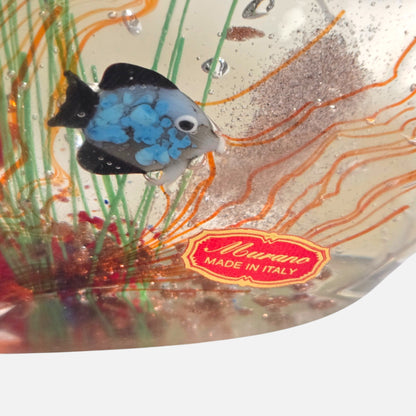 Murano Glass Aquarium Sculpture - Multi Colour