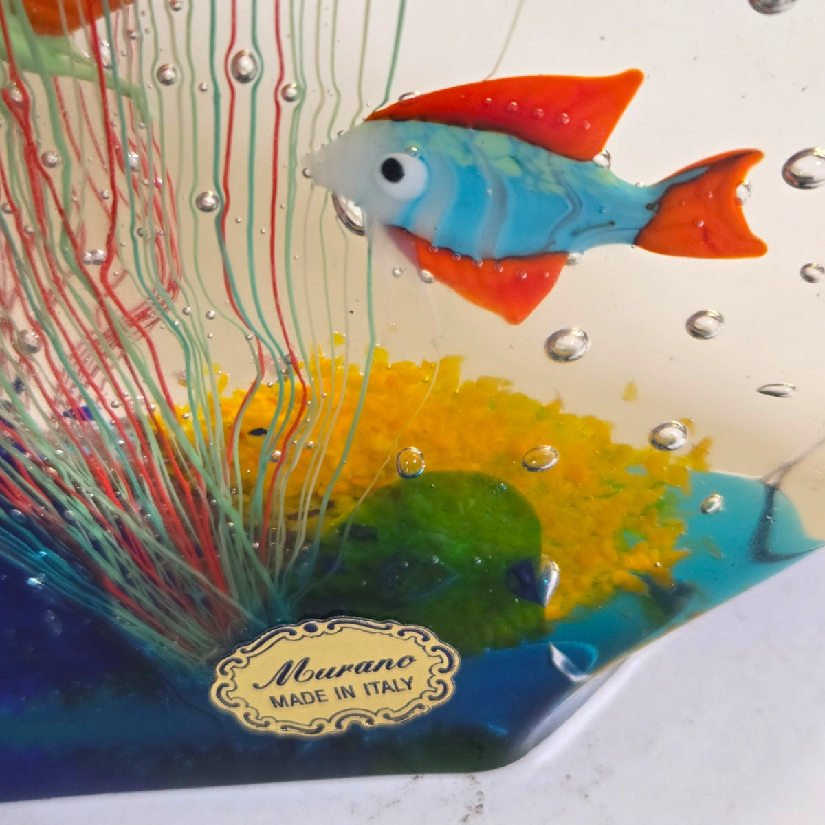 Murano Glass Aquarium Sculpture - Multi Colour 1