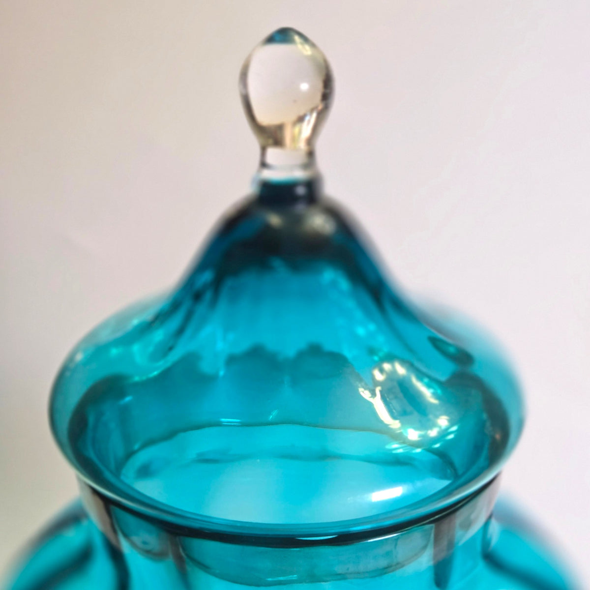 Empoli Blue Apothecary Italian Candy Jar - Blue