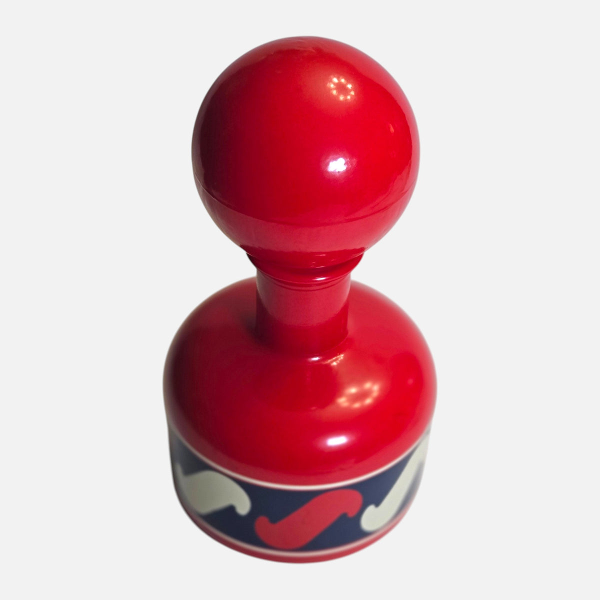 E C Czech Red/White/Blue Decanter  - Multi