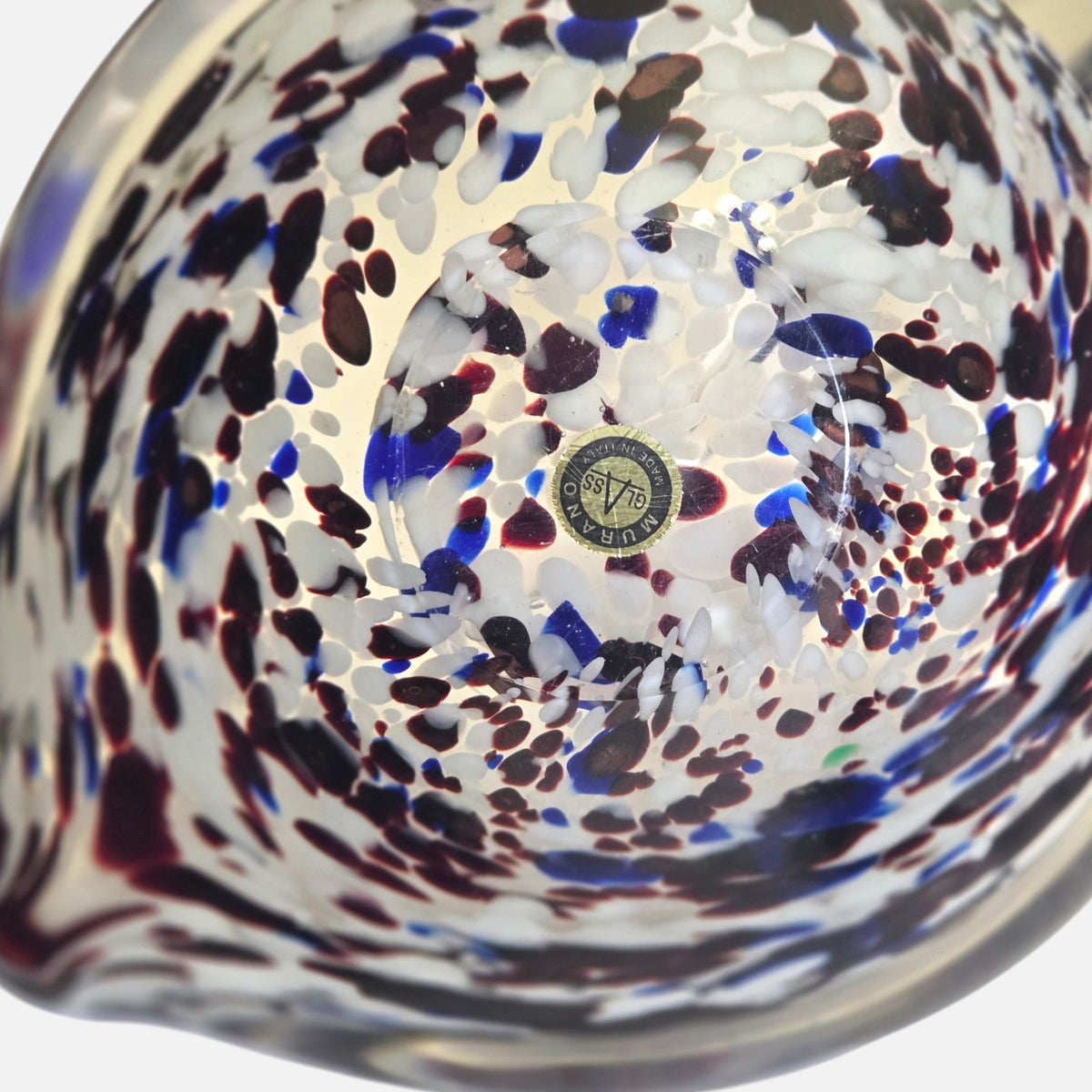 Murano Swan Bowl Multi Colour - Multi