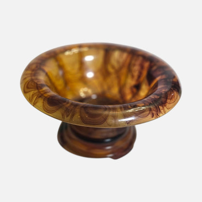 Davidson Amber Cloud Glass Bowl - Amber