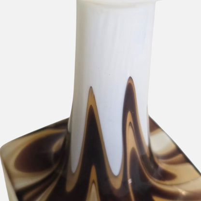 Opaline VB Florence Chocolate/Carmel/White Vase - Multi